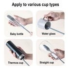New Silicone Long Handle 360 Baby Pacifiers Bottle Brush Cups Glasses Cleaner