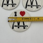 Lot Of 3 Vintage I        Mcdonald   s Employee Pinback Buttons 3    Fast Food Promo