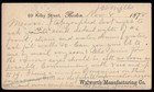 Usa 1800s Boston Mass Negative Numeral 3 Fancy Cancel Cover 94914
