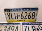Pennsylvania Truck License Plate Lot Of 5