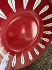 Cathrineholm 8 5    True Red With White Lotus Scampi Plate Glossy Gorgeous 