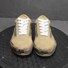Vans Old Skool Shoes Kids Size 11 Beige Camo Canvas Skate Low Top Sneakers