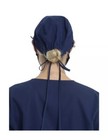 2 Pack Adult Unisex Surgical Scrub Hats - New - Adjustable W Snap Tabs Navy Blue