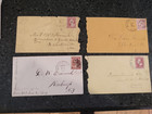 Fantastic Lot 23 Postal History Covers Civil War -1880s Rr Bullseye Cancels Look
