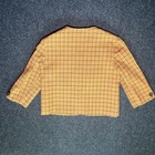 Sears Plaid Blazer Boys Size 2t Orange Vintage Perma-prest Excellent Jacket