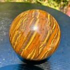 2 8lb Natural Tiger Eye Stone Crystal Ball Quartz Healing Sphere D  cor