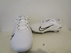 Nike Womens Hyperdiamond 4 Elite Metal Softball Cleats White Black Dust Size 9