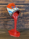 Vintage   Rare Pouring Red Paint Can Coin Tin Bank Apc American Paint Co  A p c 
