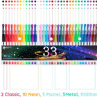Tanmit Gel Pens  33 Color Gel Pen Fine Point Colored Pen Set With 40 