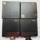 Lot Of 4 Scotch 361-1 2-1200-r148b  Video Tape 3m Company With Cases