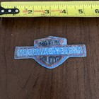 Harley Davidson Classic Logo Orange Black Embroidered Iron-on Patch