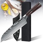 1-3pcs 5  Kitchen Knife Chef Knives Damascus Stainless Steel High Carbon Cleaver