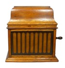Antique - Original Edison Amberola 30 Mechanical Wind-up Phonograph  3 Cylinders