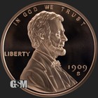 5 Oz Lincoln Wheat Cent Penny  999 Fine Copper Round Golden State Mint In Stock 