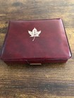1980 Royal Canadian Mint Coin Set Stunning Red Display Case W  Coin Set
