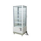 Open Box  110v Cake Display Case Vertical Bakery Showcase Interior Led Lighting