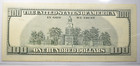 2001  100 Frn Blue Treasury Seal Wrong Color Ink Error 