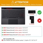 Keyboard Cover For 20232019 Microsoft Surface Laptop 6 5 4 3   Surface Book 3   