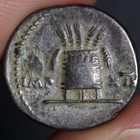 Emperor Vespasian Denarius Modius Imp Xix Ancient Roman Empire Silver Coin 77ad