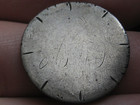 1857 Seated Liberty Silver Quarter- Ex- Love Token Brooch pin