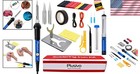 60w Adjustable Temperature Soldering Iron Kit 15-in-1 For Diy Electronics Repair