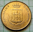 San Marino 1983 200 Lire  Threat Of Nuclear War  Unc Yes We Do Combine Postage