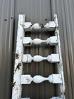 Antique Architectural Salvage 8ft Wood Spindle Porch Siding Railing Balustrade