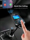 Nulaxy Wireless In-car Bluetooth Fm Transmitter Radio Adapter Car Kit W 1 44