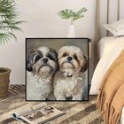 Dog Diamond Art Kits For Adults  White Dog Diamond Painting Kits For Adults Begi