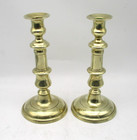 Early 19th Century Pair Of Brass Candlesticks