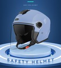 Sanqing Motorcycle Open Face Helmet Dot Approved 3 4 Half Helmets For Motor-b   