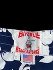 Birdwell Beach Britches Board Short 38 Mens Trunks Hibiscus Floral Navy Blue Usa