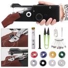 Mini Diy Portable Sewing Machine Tailor Stitch Handheld Home Travel Cordless Kit