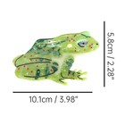 Fantasy Amphibians Animals Hair Clips acetate 1 Count  pack Of 1   Green Frog
