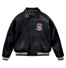 Men s Black Avirex Handmade Usa Bomber Motorcycle Genuine Cowhide Leather Jacket