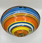 Vintage Spinning Top Pressed Tin Toy - Made In Bryan  Ohio - Works Great