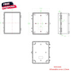 Electrical Junction Box Ip67 Waterproof Outdoor Box Abs Plastic Enclosure