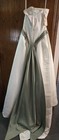 Alfred Angelo Ivory Wedding Gown  Sage Belt   Sash  Size 12  Strapless  Unworn