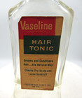 1940 s Vaseline Hair Tonic Dry Scalp Dandruff New York 4 7 8   Medicine Bottle