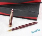 Montblanc Meisterstuck 163 Burgundy Gold Trim Special Edition Rollerball Pen-new