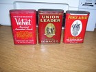 Three Vintage Different Tobacco Pocket Tins-all Empty  
