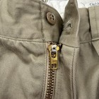 Vintage 50s Us Military Khaki Cotton Twill Pleated Shorts Men 32 Army Korean War