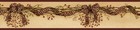 Artemis Sand Rosehip Ribbon Trail Berry Country Red Wallpaper Border 4 25  Wide