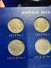 Buffalo Nickel Complete 64 Coin Set In Album  Set  2