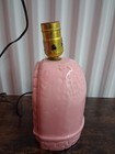Vintage Beauty   The Beast Ceramic Pink Belle Nightstand Lamp In Working Order