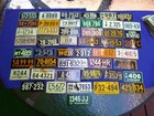 1953   1954 Wheaties Cereal Mini Metal Bicycle License Plates 105 Total