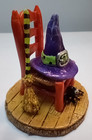Wee Forest Folk Witchy s Hat Broom   Spider A-38 Retired 2021 Wff Box Halloween