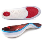 Heavy Duty Orthotic Insoles For Flat Feet   High Arches - Shock Absorbing Suppor