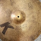Used Zildjian K Custom Dry Ride Cymbal 20  W rivet Holes - Very Good