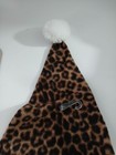 Dan-dee Collector s Choice Plush Christmas Leopard Cheetah Print Santa Elf Hat